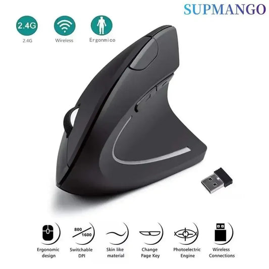 "Ergo Wave Wireless Mouse"